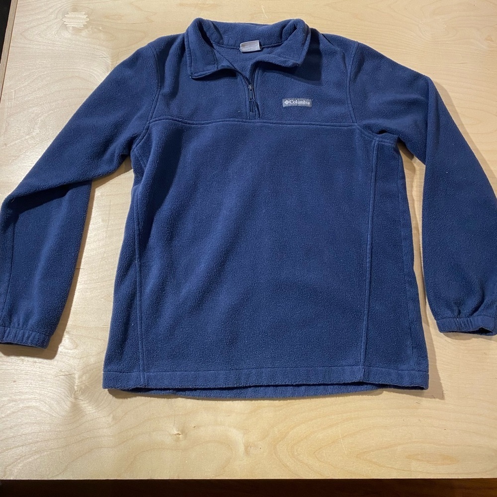 Columbia Men's Blue Fleece Pullover Large (MG)